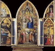 GIUSTO de  Menabuoi The Coronation of the Virgin among saints and Angels Germany oil painting artist